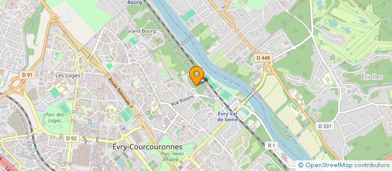 localisation de l'entreprise MADAME ANNA KOLESNIKOV à EVRY-COURCOURONNES