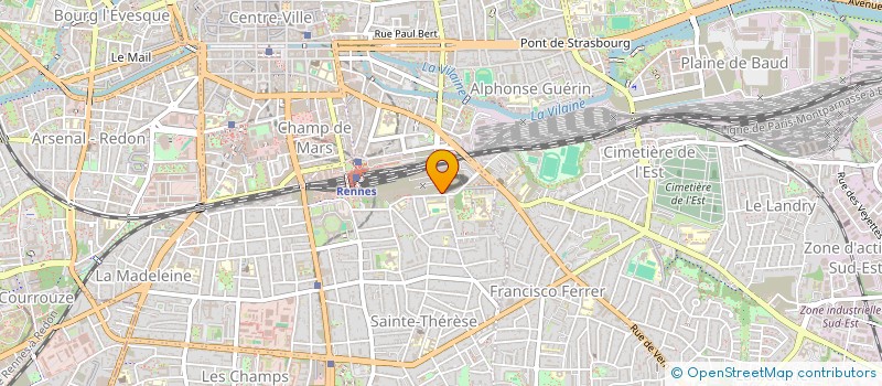 localisation de l'entreprise MADAME ANNA KONDAMOYEN  RENNES