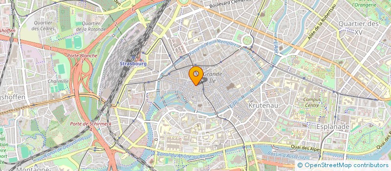 localisation de l'entreprise MADAME ANNA KOSZUTA DREANO à STRASBOURG