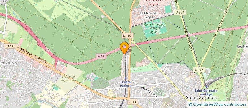 localisation de l'entreprise MADAME ANNA KOUDRIAVTSEVA  SAINT-GERMAIN-EN-LAYE