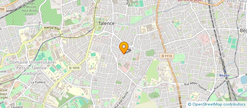 localisation de l'entreprise MADAME ANNA KOUYATE ITOUA  TALENCE