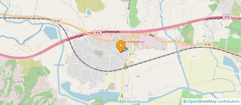 localisation de l'entreprise MADAME ANNA KROUMOVA  ROQUEBRUNE-SUR-ARGENS