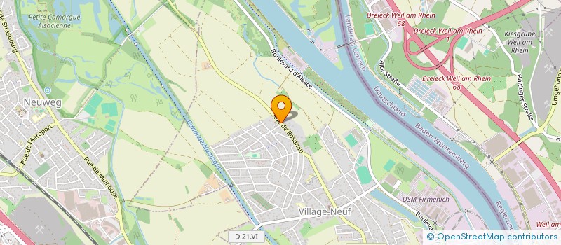 localisation de l'entreprise MADAME ANNA KUSNIER  VILLAGE-NEUF