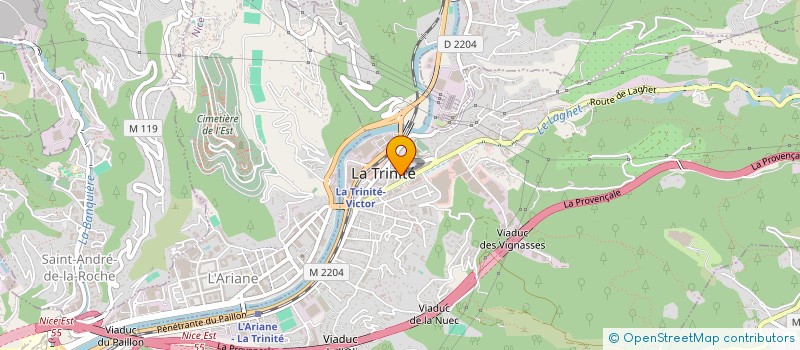 localisation de l'entreprise MADAME ANNA LA SPINA à LA TRINITE