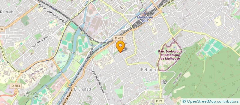 localisation de l'entreprise MADAME ANNA LADYGUINA  MULHOUSE