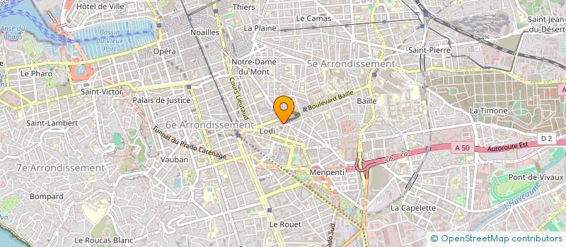 localisation de l'entreprise MADAME ANNA-LAURE CARISTAN-LENTIN à MARSEILLE