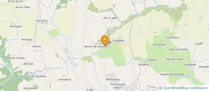 localisation de l'entreprise MADAME ANNA LE BRAS  BEUZEC CAP SIZUN