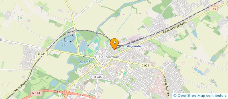 localisation de l'entreprise MADAME ANNA LE DIAGON  L'ISLE-JOURDAIN