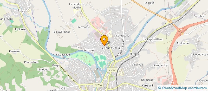 localisation de l'entreprise MADAME ANNA LE FRANC  PONTIVY