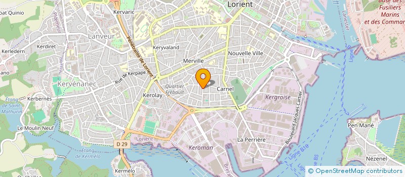 localisation de l'entreprise MADAME ANNA LE GOALLER  LORIENT