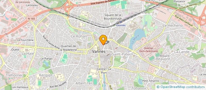 localisation de l'entreprise MADAME ANNA LE LAIN à VANNES