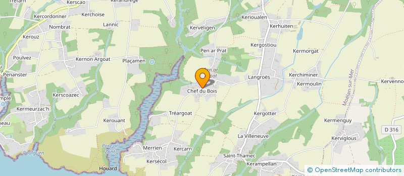 localisation de l'entreprise MADAME ANNA LE MAOUT  MOELAN-SUR-MER