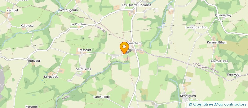 localisation de l'entreprise MADAME ANNA LEBON  CALLAC