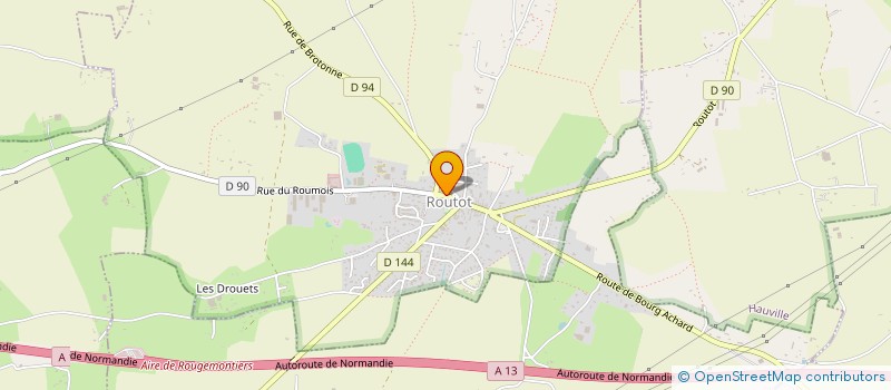 localisation de l'entreprise MADAME ANNA LECARPENTIER à ROUTOT