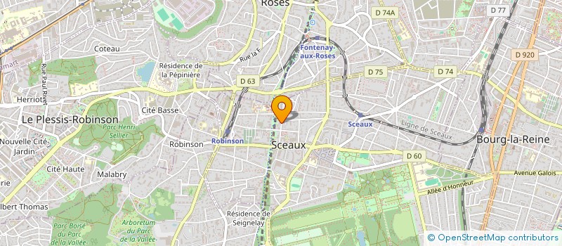 localisation de l'entreprise MADAME ANNA LEMOINE à SCEAUX