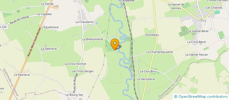 localisation de l'entreprise MADAME ANNA-LENA JOHANSSON  QUETTREVILLE-SUR-SIENNE