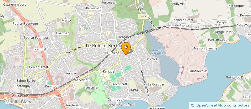 localisation de l'entreprise MADAME ANNA LEON  LE RELECQ-KERHUON