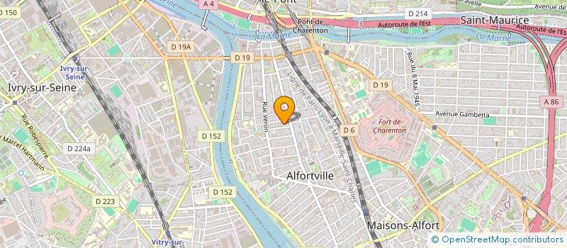 localisation de l'entreprise MADAME ANNA LEPOUZE à ALFORTVILLE