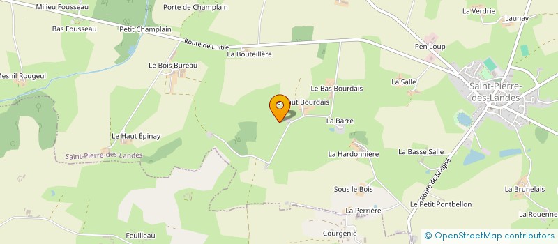 localisation de l'entreprise MADAME ANNA LEROYER  SAINT-PIERRE-DES-LANDES