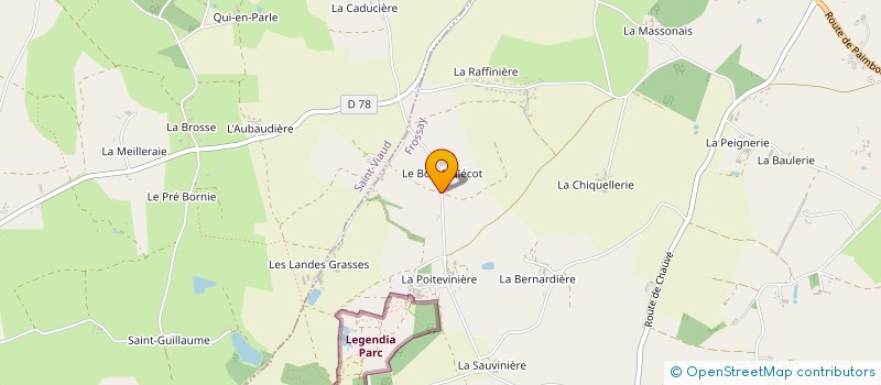 localisation de l'entreprise MADAME ANNA LETILLY à FROSSAY