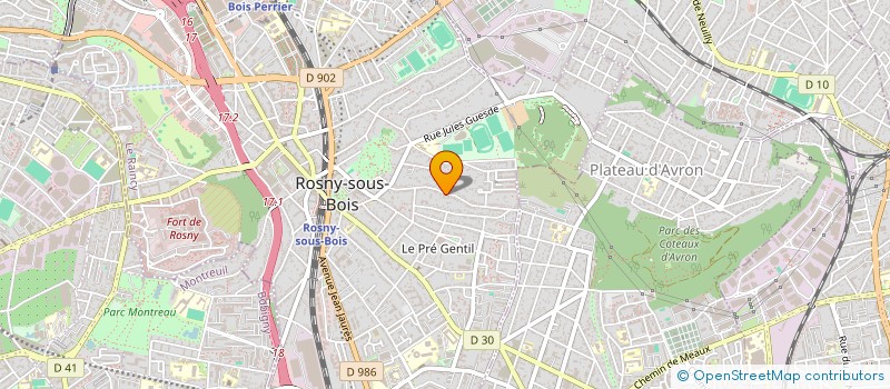 localisation de l'entreprise MADAME ANNA LEUPOLD à ROSNY-SOUS-BOIS