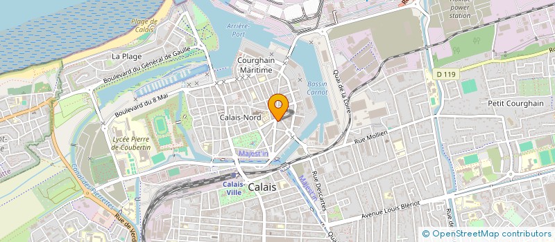 localisation de l'entreprise MADAME ANNA LHERBIER  CALAIS