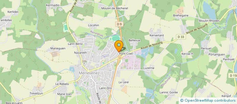 localisation de l'entreprise MADAME ANNA LORCY  MERLEVENEZ