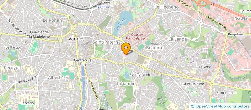 localisation de l'entreprise MADAME ANNA-LOU GOUVAZE à VANNES