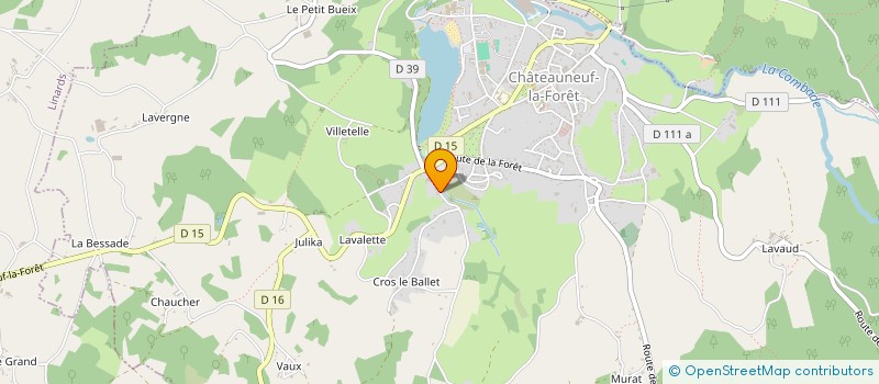 localisation de l'entreprise MADAME ANNA-LOUISA EDGERTON  CHATEAUNEUF-LA-FORET