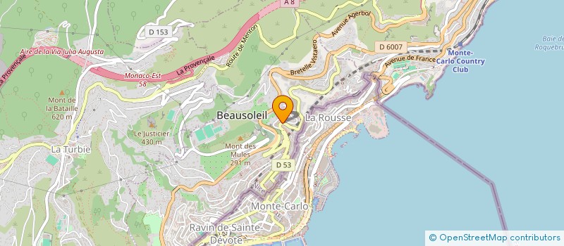 localisation de l'entreprise MADAME ANNA-LUISA MONTEIRO FERNANDES à BEAUSOLEIL