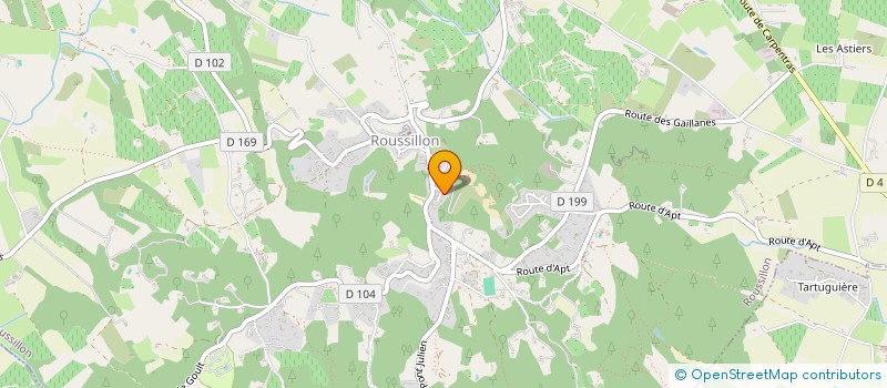 localisation de l'entreprise MADAME ANNA LUKEN  ROUSSILLON