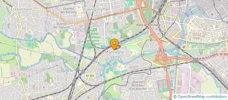 localisation de l'entreprise MADAME ANNA MAHLEROVA  STRASBOURG