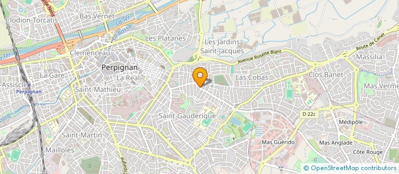 localisation de l'entreprise MADAME ANNA MARCH MONTON  PERPIGNAN