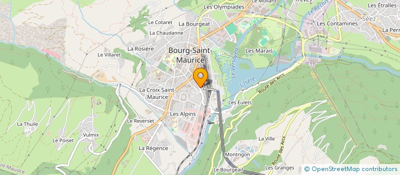 localisation de l'entreprise MADAME ANNA MARCINEK  BOURG-SAINT-MAURICE