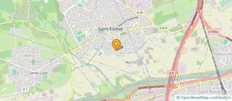 localisation de l'entreprise MADAME ANNA MARGALEF  SAINT-ESTEVE