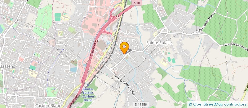 localisation de l'entreprise MADAME ANNA MARIA LOZANO  SAINTE-EULALIE