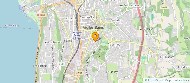 localisation de l'entreprise MADAME ANNA MAVROMMATI  AIX-LES-BAINS