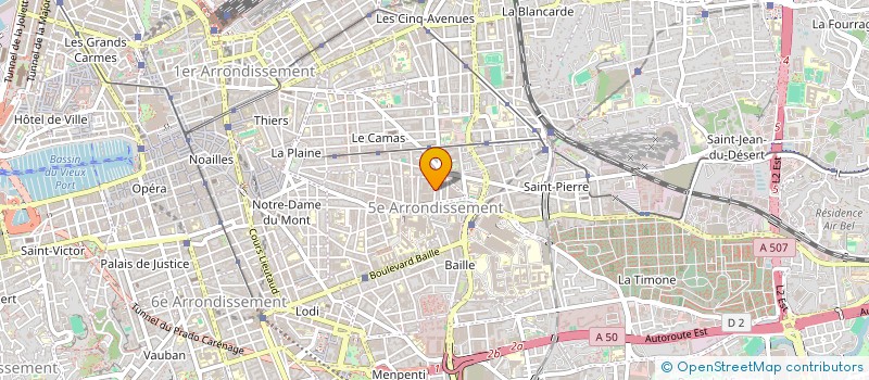 localisation de l'entreprise MADAME ANNA MAXIMIN à MARSEILLE