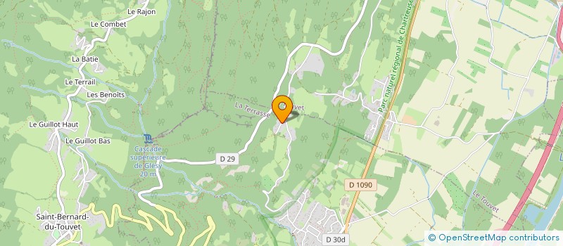 localisation de l'entreprise MADAME ANNA MILLET-BARBE à LA TERRASSE