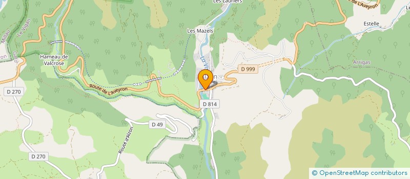 localisation de l'entreprise MADAME ANNA MOLECKA  ALZON