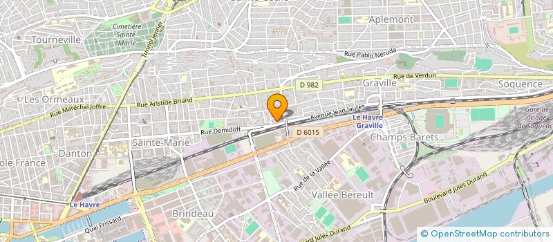 localisation de l'entreprise MADAME ANNA MORIAMO MAFIKUYOMI  LE HAVRE