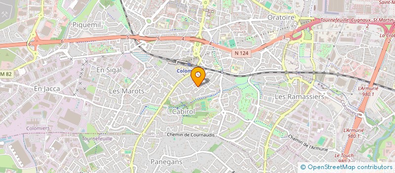 localisation de l'entreprise MADAME ANNA MORRA à COLOMIERS