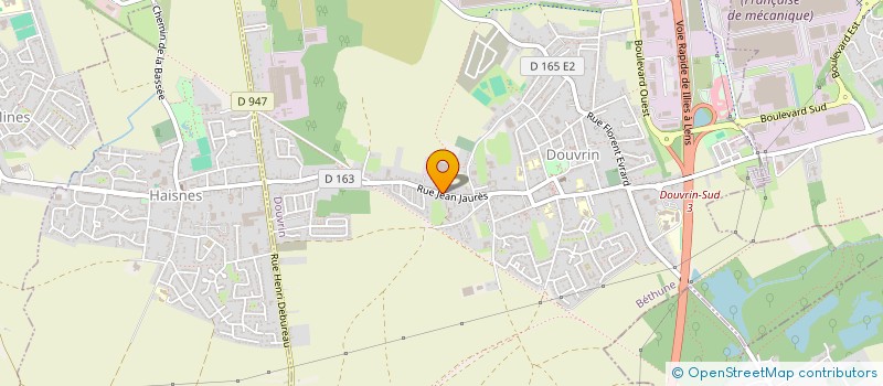 localisation de l'entreprise MADAME ANNA MORTON  DOUVRIN