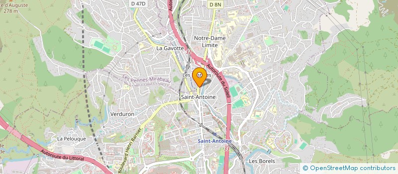 localisation de l'entreprise MADAME ANNA MZIAUT à MARSEILLE