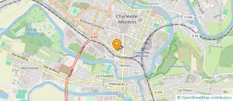 localisation de l'entreprise MADAME ANNA NAUDIN  CHARLEVILLE-MEZIERES