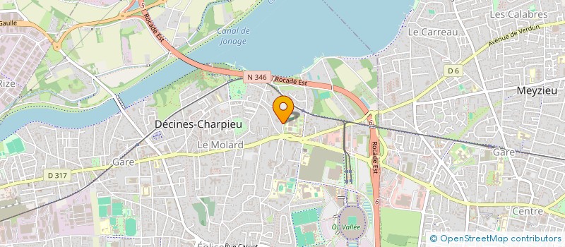 localisation de l'entreprise MADAME ANNA NAZARETYAN  DECINES CHARPIEU