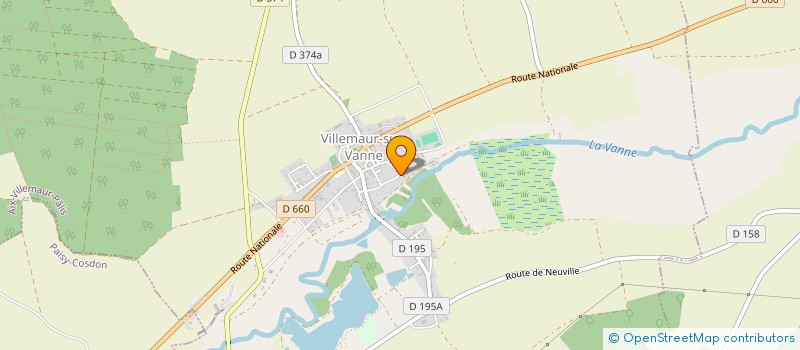 localisation de l'entreprise MADAME ANNA NELIDOVA  MESNIL-SAINT-LOUP