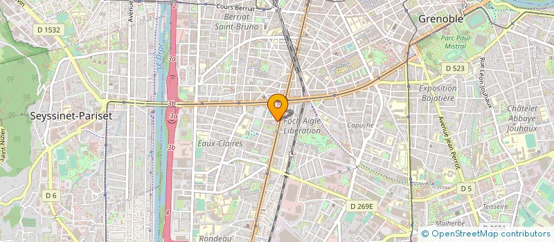 localisation de l'entreprise MADAME ANNA NOMINANIUK  GRENOBLE