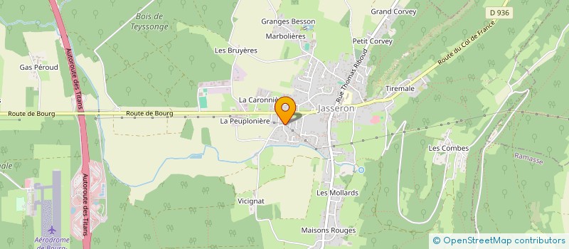 localisation de l'entreprise MADAME ANNA NOVIKOVA à JASSERON