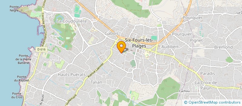 localisation de l'entreprise MADAME ANNA OBERDORFF à SIX-FOURS-LES-PLAGES